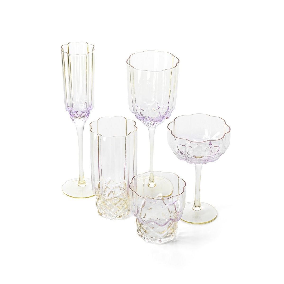 Le verre à vin Pink Blush - Rose