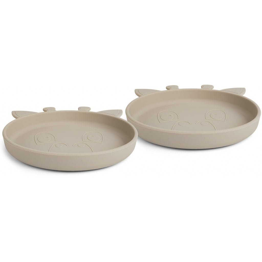 Akila assiette en silicone 2-pack Girafe