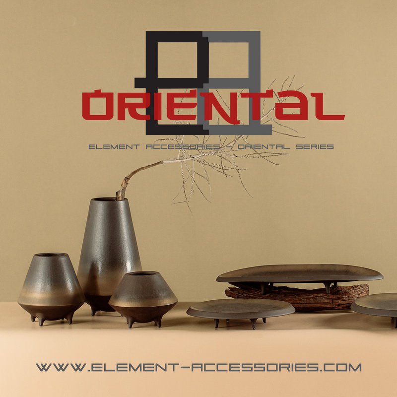 NouveauGrande assiette haut de gamme en céramique moderne East+West OTA07