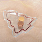 Coupelle sapin en verre 25x22x2.5cm