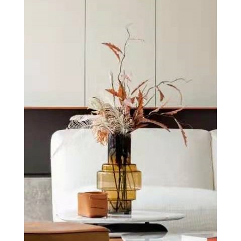 Art de la Table vase en verre épais de style rétro XXL, série: TYLER 46AM, édition de luxe en verre de 9 mm d'épaisseur Zistyhome art de la table