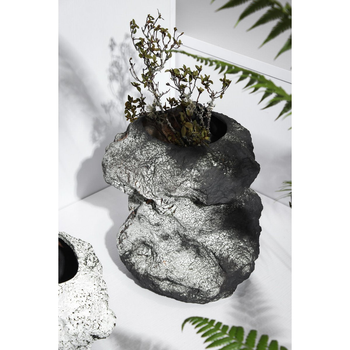 Art de la Table Vase en céramique w. look rock, design naturel tendance.CHU32ZW Zistyhome art de la table