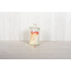 Allumettes en pot verre transparent -  lot de 40 AULICA