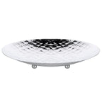 Assiette Leonora (Ø 25 cm, hauteur 3,2 cm), martelée, inox EDZARD-SHOP.com