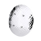 Assiette Leonora (Ø 25 cm, hauteur 3,2 cm), martelée, inox EDZARD-SHOP.com
