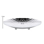 Assiette Leonora (Ø 25 cm, hauteur 3,2 cm), martelée, inox EDZARD-SHOP.com