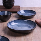 Assiette Steak Ciel Étoilé Européenne – Vaisselle Porcelaine Glaçage Four Style Américain Dropshipman