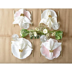 Assiette à dessert blanche en mélamine 21x21x1.5cm AULICA