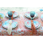Assiette à dessert en mélamine corail 23x23x2cm AULICA