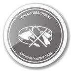 Assiette de poisson EDZARD Saumon, verre, éléments fins argentés, avec élévateur, longueur 58 cm EDZARD-SHOP.com