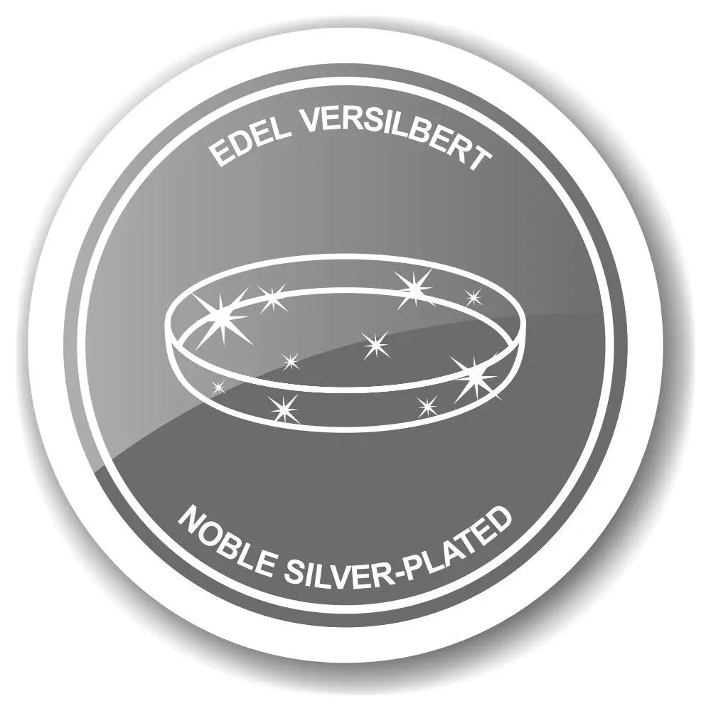 Assiette de poisson EDZARD Saumon, verre, éléments fins argentés, avec élévateur, longueur 58 cm EDZARD-SHOP.com