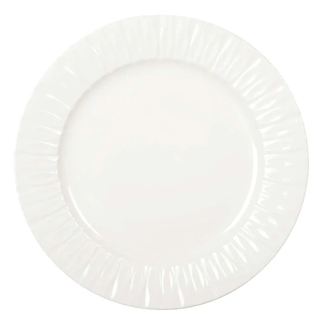Assiette de présentation blanche Lilia 30.4x30.4x3cm AULICA