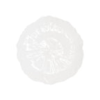 Assiette de présentation / plat fleur blanche 35cm AULICA