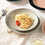 Assiette nordique – Plat porcelaine motif uni Dropshipman