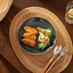 Assiette nordique – Plat porcelaine motif uni Dropshipman