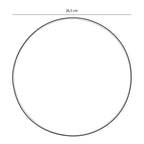 Assiette plate Tabo Noir Mica Decorations