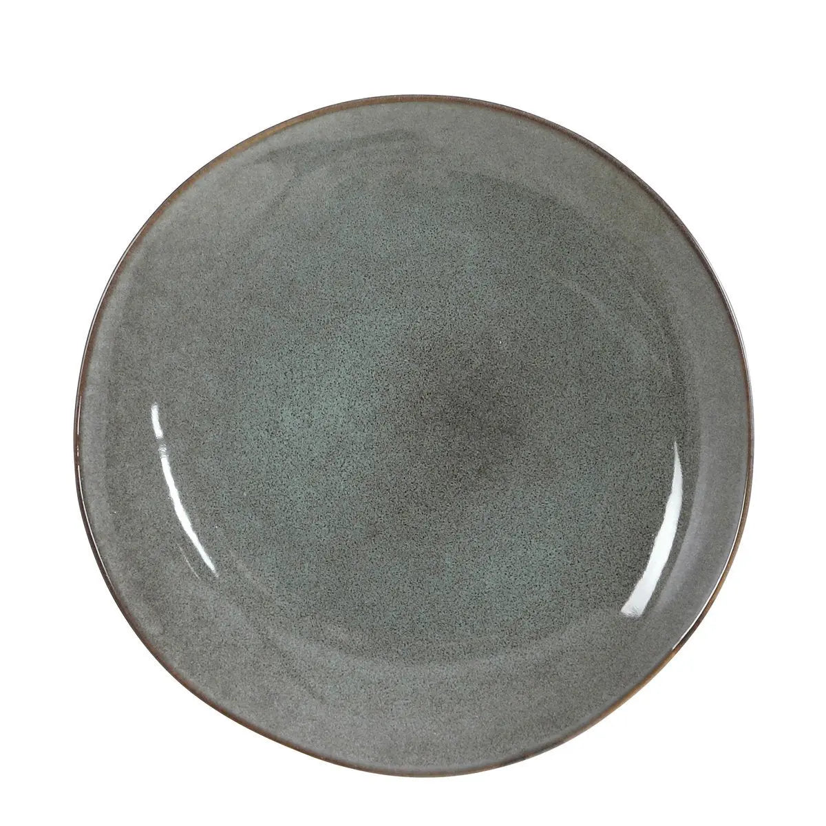 Assiette plate Tabo Vert Mica Decorations