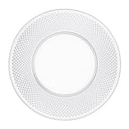 Assiette plate acrylique diamant AULICA