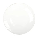 Assiette plate blanche bord doré AULICA