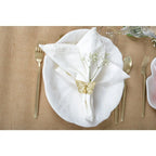 Assiette plate blanche en mélamine 27x27x2cm AULICA