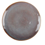 Assiette plate bordeaux AULICA