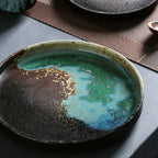 Assiette plate céramique Art Océan Dropshipman