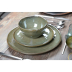 Assiette plate kaki AULICA