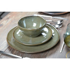 Assiette plate kaki AULICA