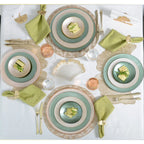 Assiette plate vanille AULICA
