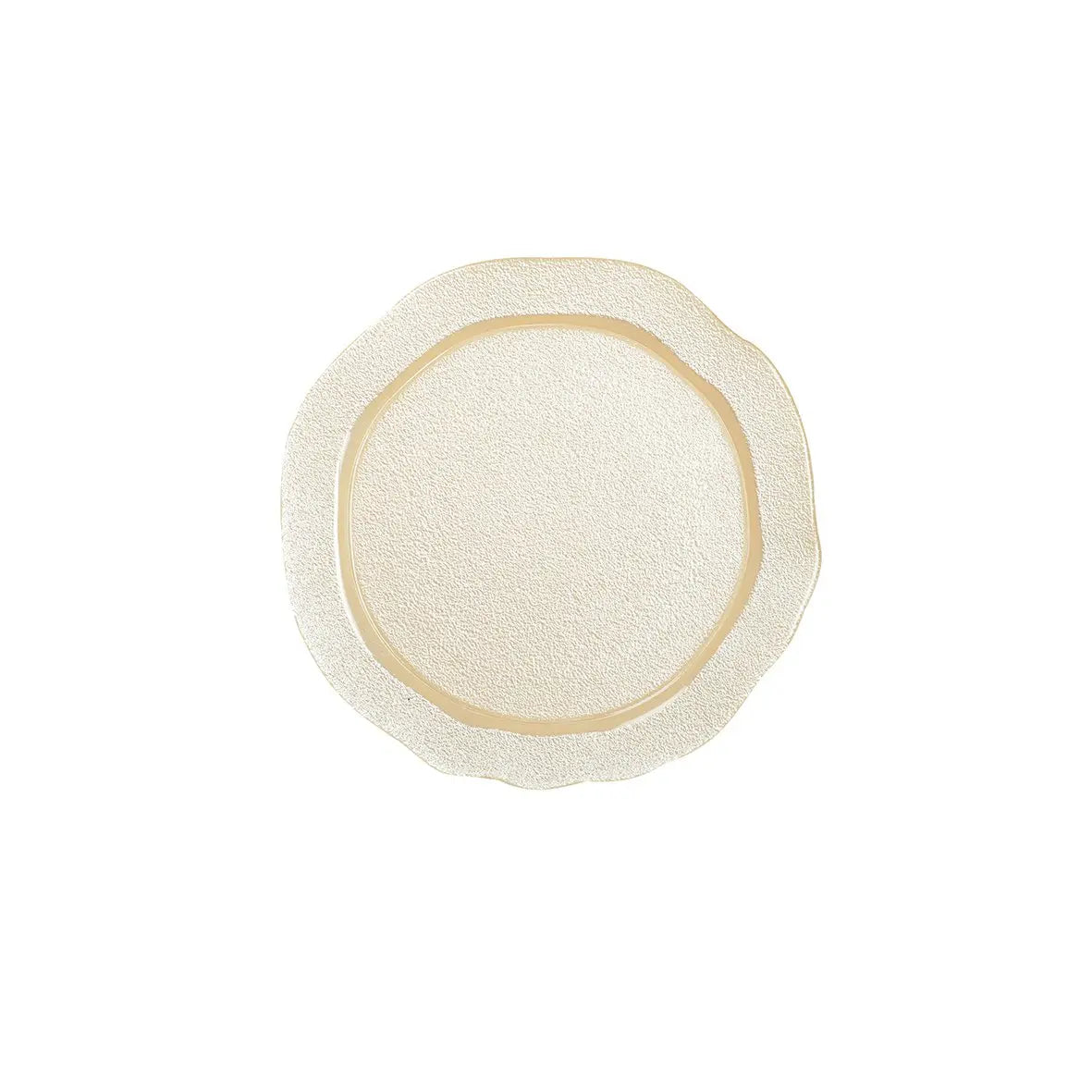 Assiette plate vanille AULICA