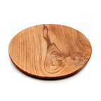 Assiette ronde en racine de teck - L Bazar Bizar Living
