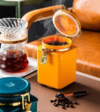 Boîte rangement théière café nordique – Conteneur stockage artisanal moderne Dropshipman