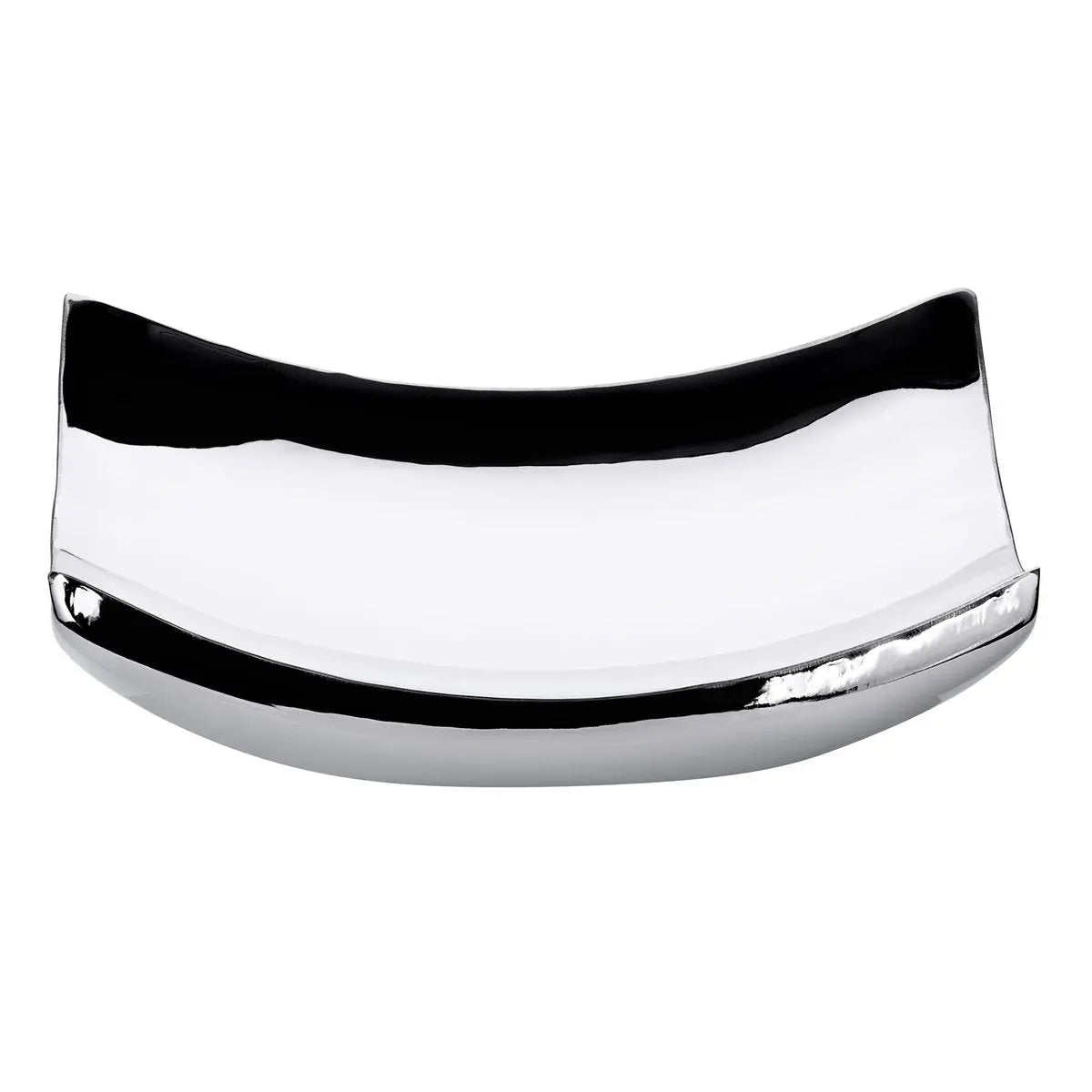 Bol Dallas (19 x 19 cm) carré, acier inoxydable hautement poli, bol décoratif, coupe à fruits EDZARD-SHOP.com
