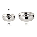 Bol EDZARD, bol décoratif, bol de service Dix, 10 faces, lourd argenté, diamètre 10 cm, hauteur 4 cm EDZARD-SHOP.com