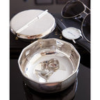 Bol EDZARD, bol décoratif, bol de service Dix, 10 faces, lourd argenté, diamètre 10 cm, hauteur 4 cm EDZARD-SHOP.com