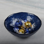 Bol à soupe bleu indigo AULICA
