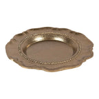 Bol décoratif Ø 20x2 cm Aluminium doré Clayre & Eef.