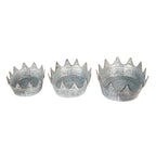Bol décoratif (3) 39x28x14 / 34x26x12 / 29x22x10 cm Clayre & Eef.