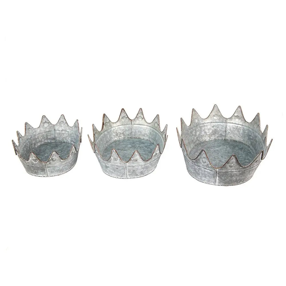 Bol décoratif (3) 39x28x14 / 34x26x12 / 29x22x10 cm Clayre & Eef.