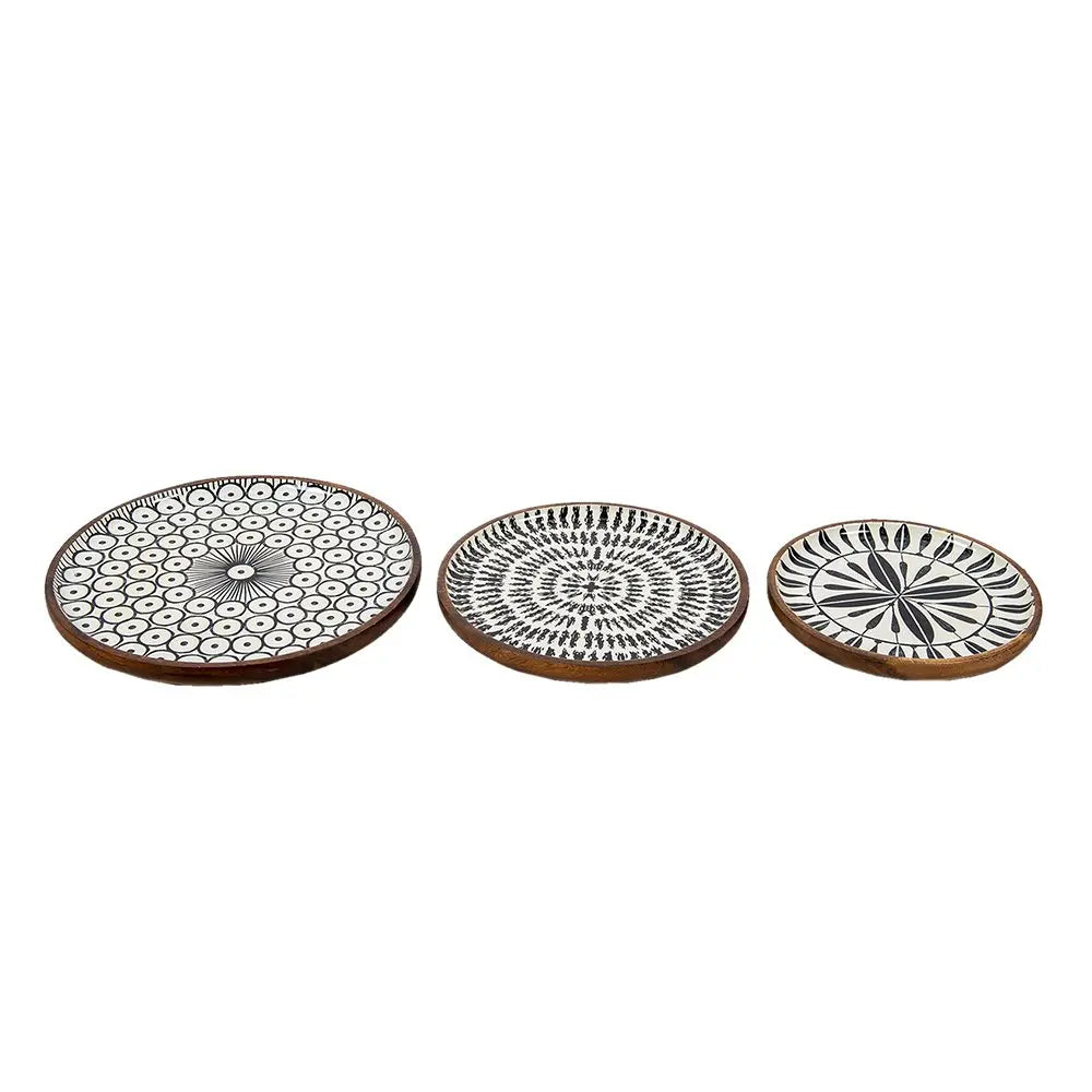 Bol décoratif (3) Ø 28x2 / Ø 23x2 / Ø 20x2 cm Clayre & Eef.