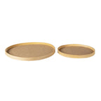 Bol décoratif (set 2) Ø 40x3 / Ø 31x3 cm Clayre & Eef.
