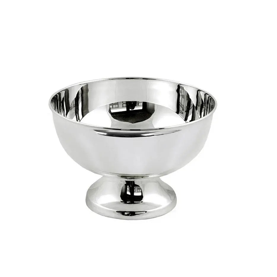 Bol décoratif à pied EDZARD Palma, argenté, diamètre 19 cm EDZARD-SHOP.com
