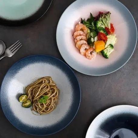 Bol japonais nouilles Lamian céramique  – Vaisselle traditionnelle artisanale Dropshipman