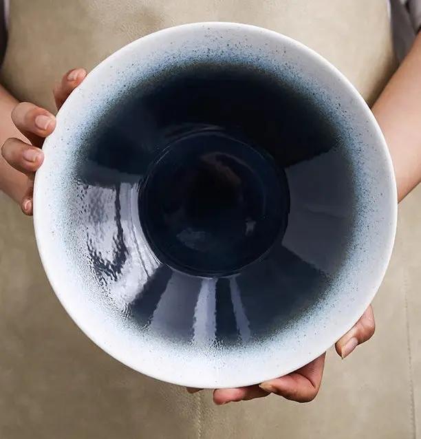 Bol japonais nouilles Lamian céramique  – Vaisselle traditionnelle artisanale Dropshipman