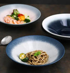 Bol japonais nouilles Lamian céramique  – Vaisselle traditionnelle artisanale Dropshipman