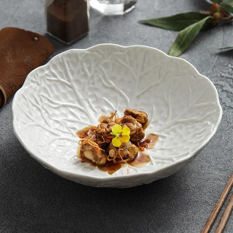 Bol nouilles céramique Chou  – Bol soupe porcelaine haut de gamme Dropshipman