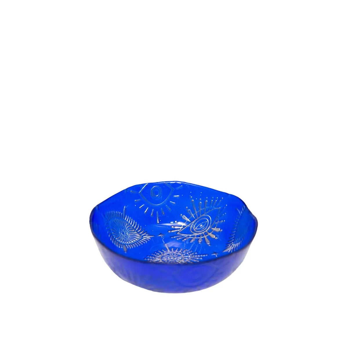 Bol oeil bleu nuit 15x15x5cm AULICA