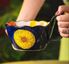 Bol peint main céramique soupe nouilles salade – Artisanal traditionnel Dropshipman