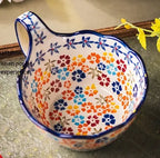 Bol peint main céramique soupe nouilles salade – Artisanal traditionnel Dropshipman