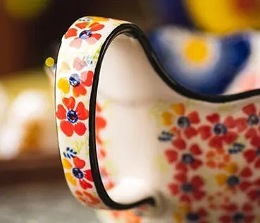 Bol peint main céramique soupe nouilles salade – Artisanal traditionnel Dropshipman